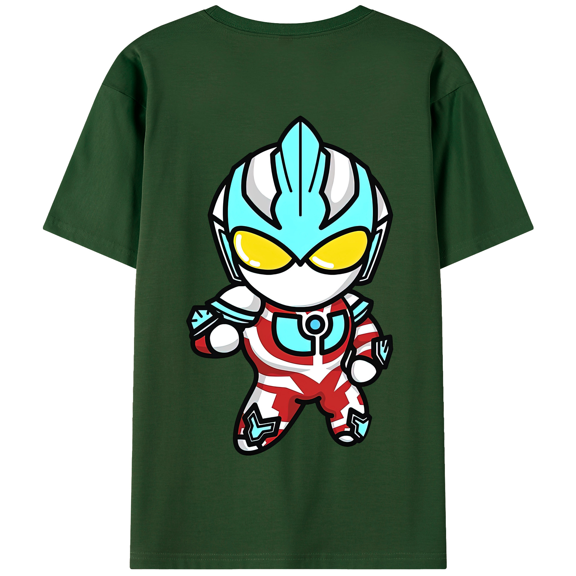 （画像用） ウルトラマン Ultraman 綿100％半袖Tシャツ（背面プリント）